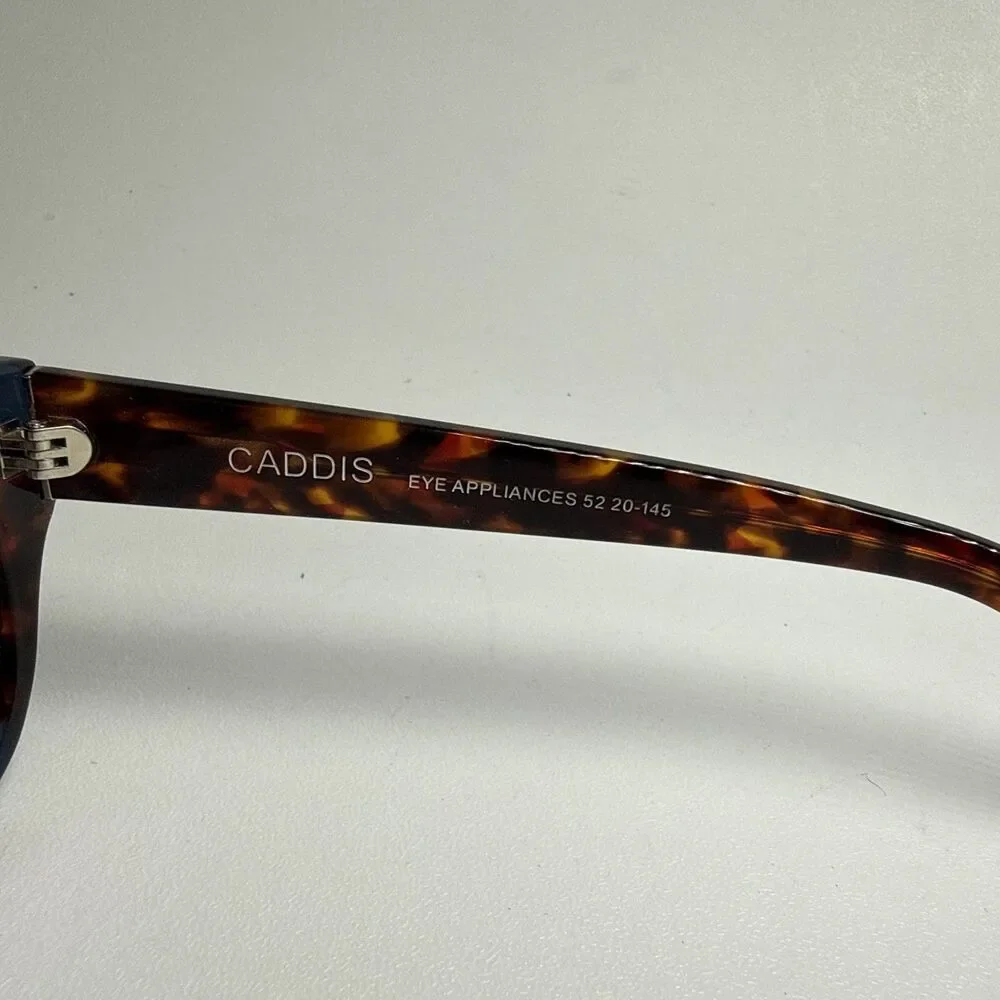 Caddis The Miklos Reading Glasses 0.00 Tortoise Shell Blue Size 52-20-145